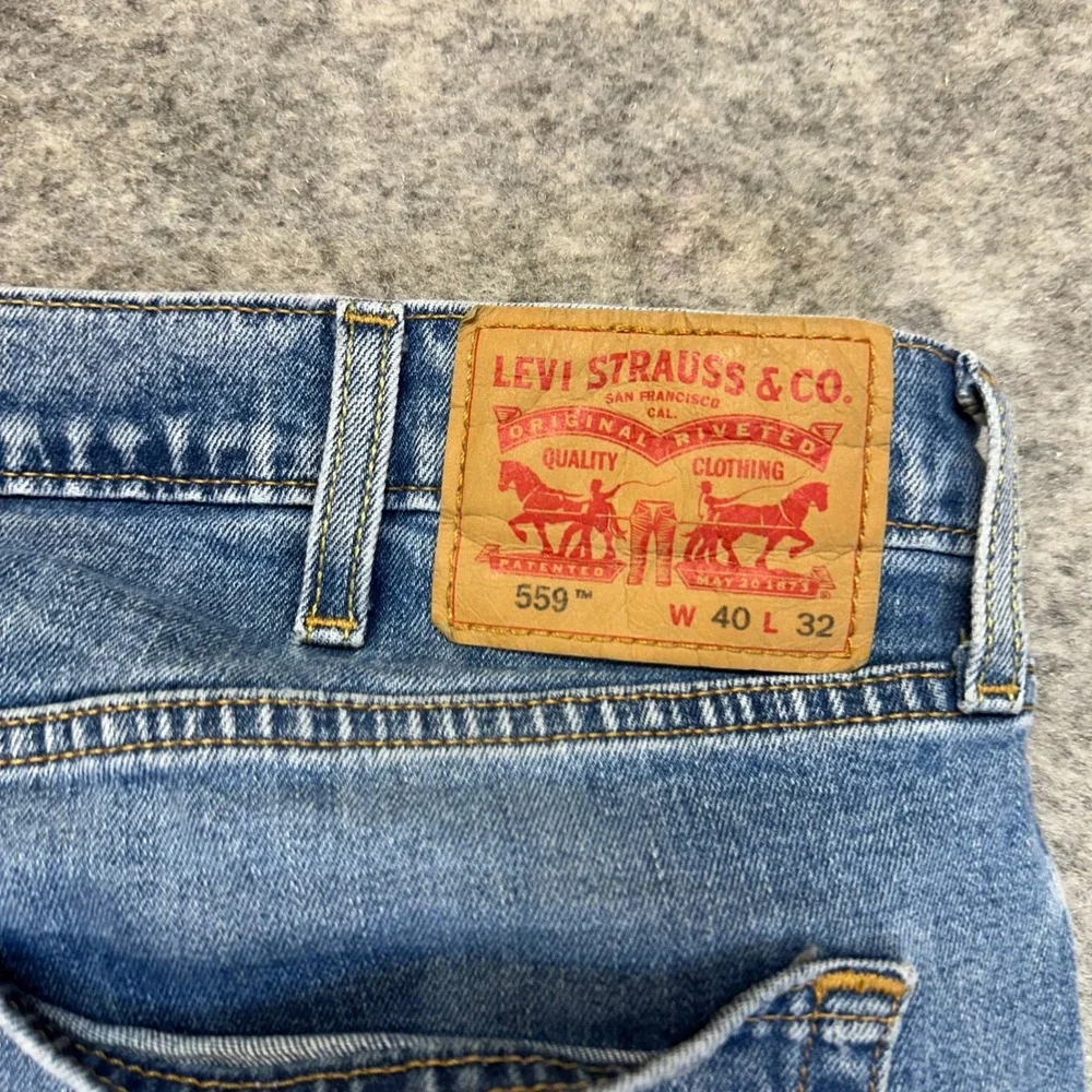 Lot of 4 Levi's 559 560 Relaxed Fit Jeans Mens 40x32 Blue Denim Work Pant Bundle